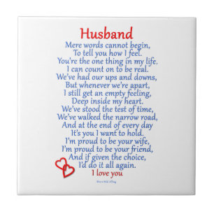 Husband-Liebe Fliese