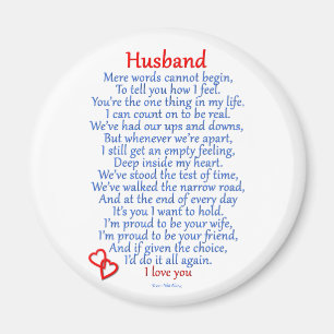 Husband-Liebe Magnet