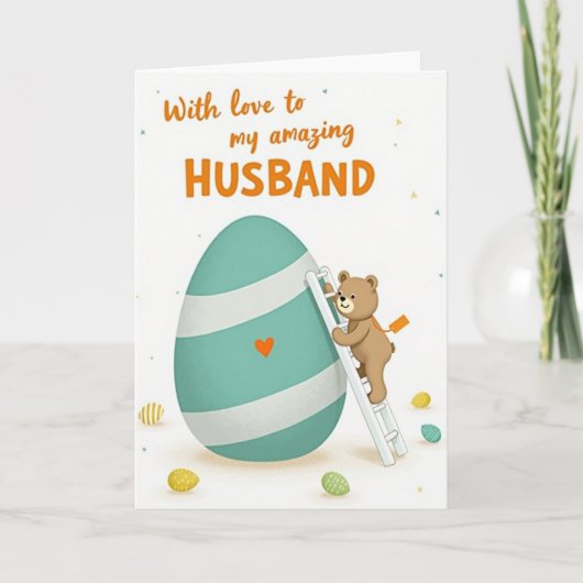 Husband Love Celebration Card Karte (Vorderseite)