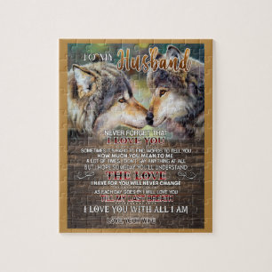Husband Lovers Zu meinem Mann liebte ich dich Puzzle