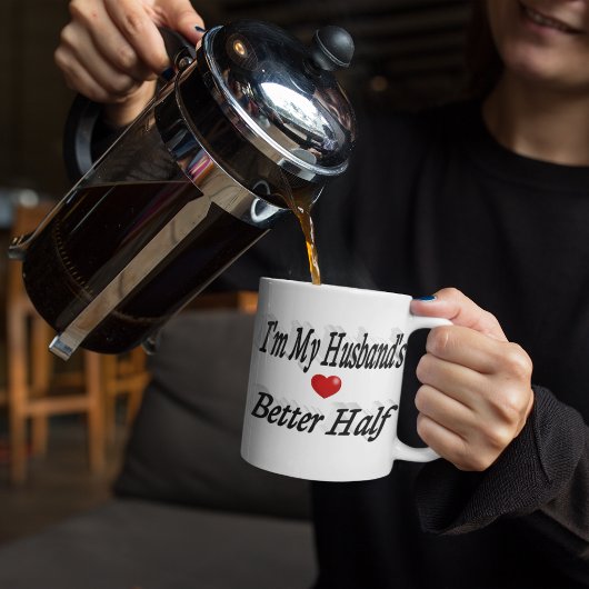 Husband lustig Zitat schwarzen Text Jumbo-Tasse