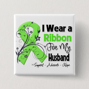Husband - Lymphoma Ribbon Button