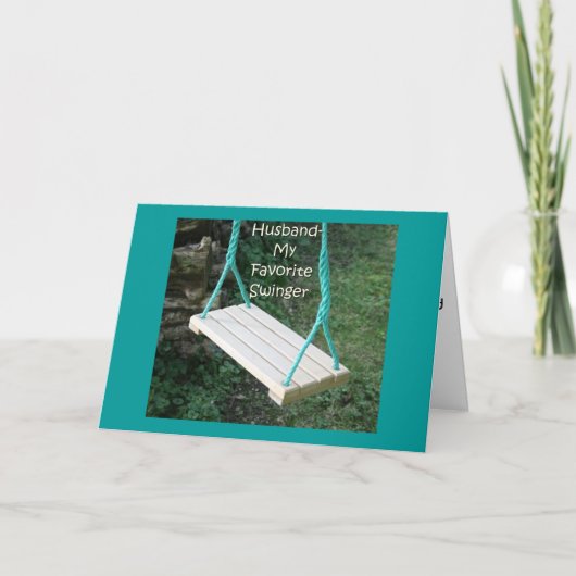 HUSBAND-MEINE LIEBLINGSSCHWEINER-GLÜCKLICHER BIRTH KARTE (Vorderseite)