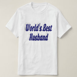 Husband mit dunkelblauem T - Shirt