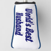 Husband mit dunkelblauem Text-Kopfabdeckung Golf Headcover (Rotieren 90)