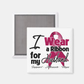 Husband - Multiples Myelom Ribbon Magnet (Vorderseite/Rückseite)