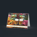 Husband Niedlich und Funny Beer Frogs Geburtstag Karte<br><div class="desc">Herzlichen Glückwunsch an einen phantastischen Ehemann zum Geburtstag! Niedlicher,  humorvoller und bearbeitbarer Text. Bier Geburtstagskarte zum Thema.</div>