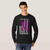 Husband Of A Warrior Cystic Fibrosis Awareness Sup T-Shirt (Vorne ganz)