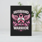 Husband of a Warrior Dankeskarte (Stehend Vorderseite)