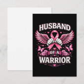 Husband of a Warrior Dankeskarte (Vorne/Hinten)