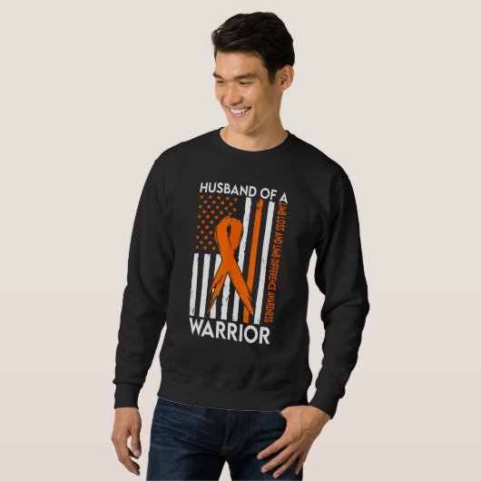 Husband Of A Warrior Limb Loss and Limb Difference Sweatshirt (Vorne ganz)