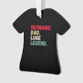 Husband Papa lug Legende Wintersport Weihnachten o Ornament (Vorderseite)