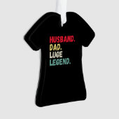 Husband Papa lug Legende Wintersport Weihnachten o Ornament (Vorderseite)