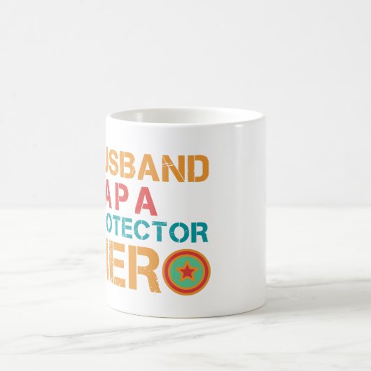 HUSBAND PAPA PROTECTOR HERO KAFFEETASSE (Mittel)