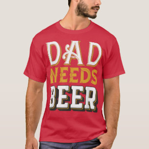 Husband Papa Vater Daddy Beer Großvater Vater D T-Shirt