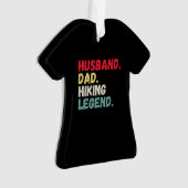Husband Papa Wanderlegende Retro Weihnachtsschmuck Ornament (Vorderseite)