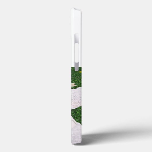 Husband Photo with black text  iPhone Case (Rückseite / Links)