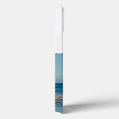 Husband Photo with sea blue text  Case-Mate iPhone Hülle (Rückseite / Rechts)