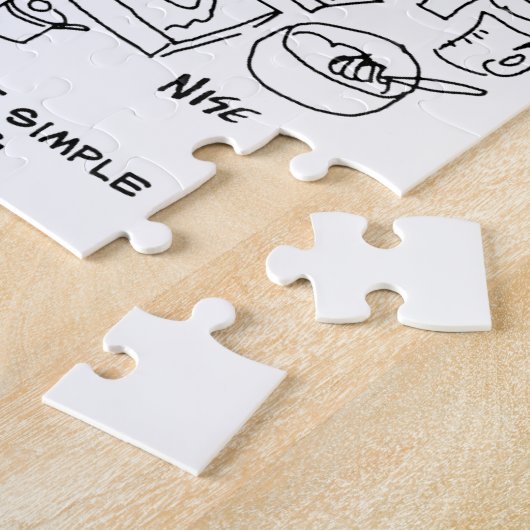 Husband sagt: "Einfache Zuhause-Kochen kann man ni Puzzle (Seite)