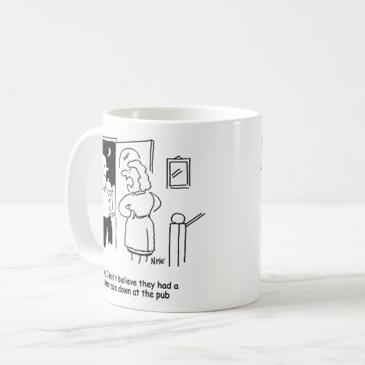Husband sagt, es gab einen Bierverkauf in der Knei Kaffeetasse (Vorderseite Links)
