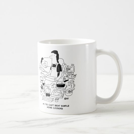Husband sagt: "Man kann nicht einfach Zuhause-koch Kaffeetasse (Rechts)