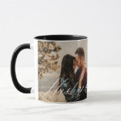 Husband Script Heart Dankbarkeit jeden Augenblick Tasse (Links)