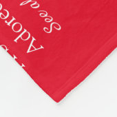 Husband Script Liebe Heart Definition Red Fleecedecke (Ecke)