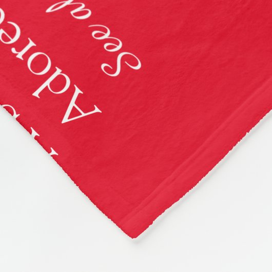 Husband Script Liebe Heart Definition Red Fleecedecke (Ecke)