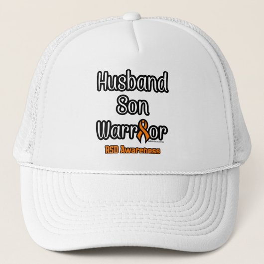 Husband Son Warrior... Truckerkappe (Vorderseite)