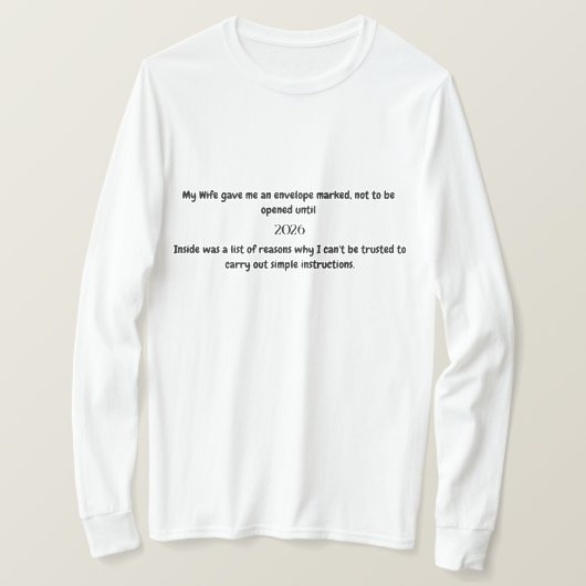 Husband-T - Shirt (Design vorne)