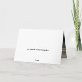 HUSBAND TO WIFE BIRTHDAY card Karte (Rückseite)