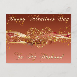 Husband Valentine Postcard Feiertagspostkarte