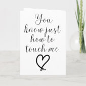 Husband valentines day cards karte (Rückseite)