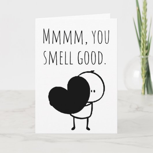 Husband valentines day cards karte (Vorderseite)