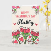 Husband valentines day cards karte (Gelbe Blume)