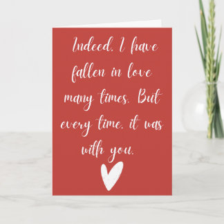Husband valentines day cards karte