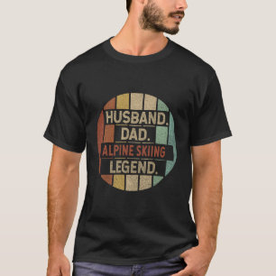 Husband Vater Ale Skiing Legend T-Shirt