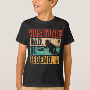 Husband Vater DJ Legend DJ Disk Jockey Music Playe T-Shirt