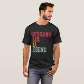 Husband Vater DJ Legend DJ Disk Music Player T-Shirt (Vorne ganz)