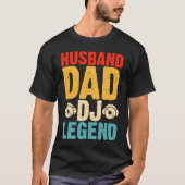 Husband Vater DJ Legend T-Shirt (Vorderseite)