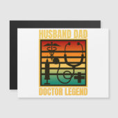 Husband Vater Doctor Legend Magnetkarte (Vorne/Hinten)