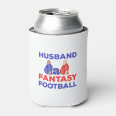Husband Vater Fantasy Football Dosenkühler (Kanne Vorderseite)
