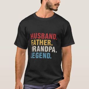 Husband Vater Grandpa Legend Vathers Day Vater Pap T-Shirt