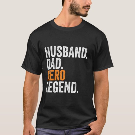 Husband Vater Hero Legend Beruf Office T-Shirt (Vorderseite)