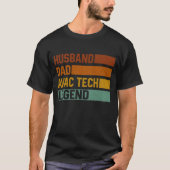  Husband-Vater HVAC Tech Legend Funny HVAC Technic T-Shirt (Vorderseite)