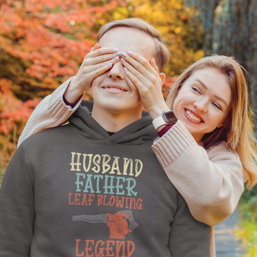 Husband Vater Leaf Blower Legende Hoodie