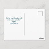 Husband Vater Pickleball Legend Individuelle Name  Postkarte (Rückseite)