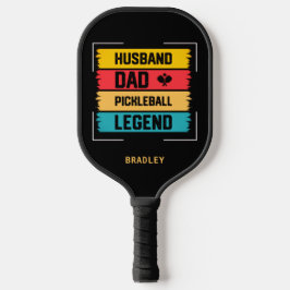 Husband Vater Pickleball Legend Personalisiert Nam Schläger