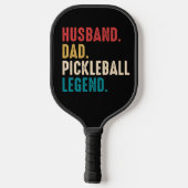 Husband Vater Pickleball Legend Sportzubehör Schläger (Rückseite)