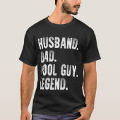 Husband Vater Pool Typ Legend T-Shirt (Vorderseite)